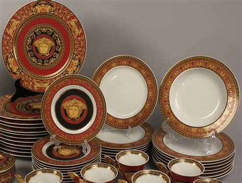 versace rosetto|rosenthal Versace dishes.